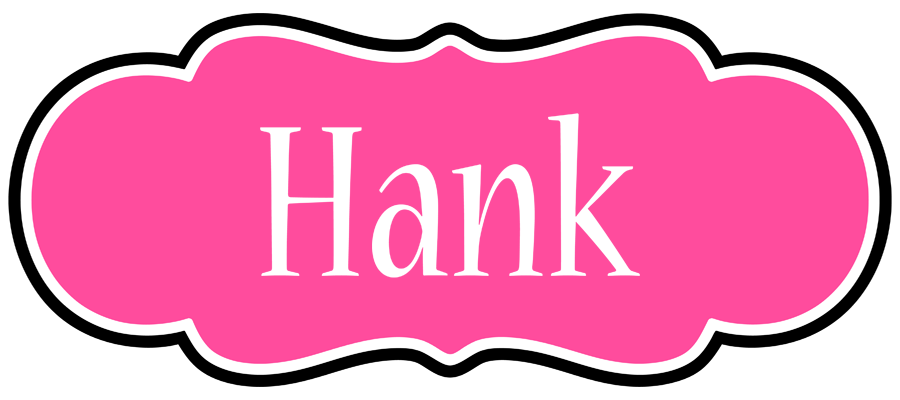 Hank invitation logo