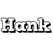Hank snowing logo