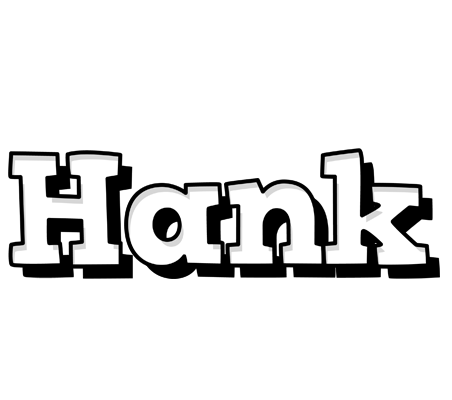 Hank snowing logo
