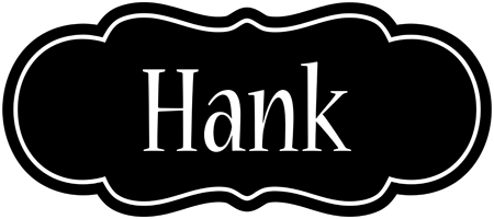 Hank welcome logo