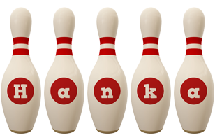 Hanka bowling-pin logo