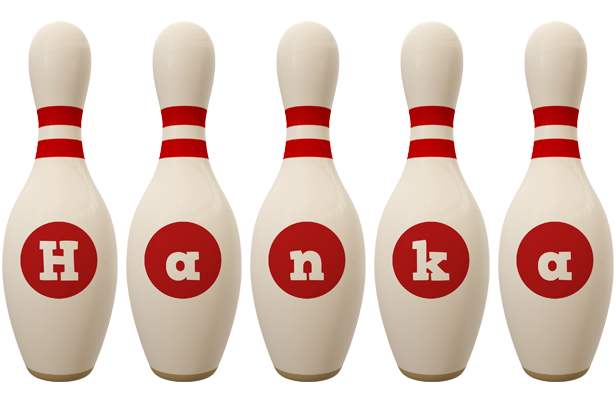 Hanka bowling-pin logo
