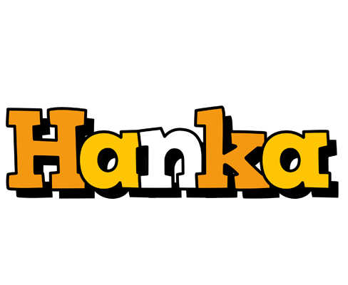 Hanka cartoon logo
