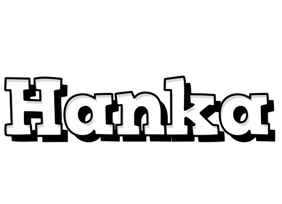 Hanka snowing logo