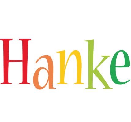 Hanke birthday logo