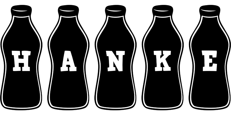 Hanke bottle logo