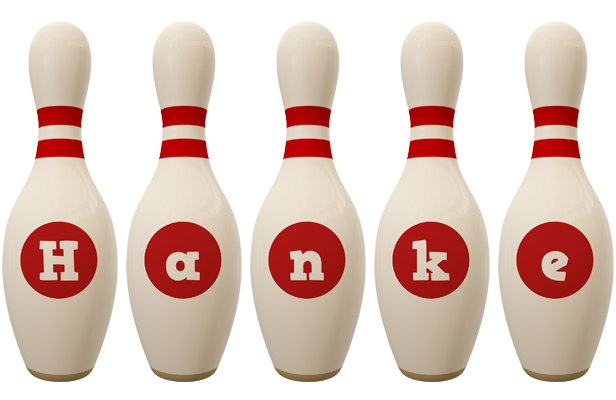 Hanke bowling-pin logo
