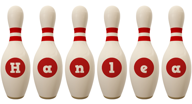 Hanlea bowling-pin logo