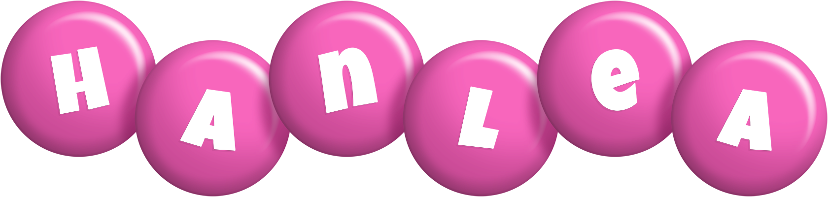 Hanlea candy-pink logo