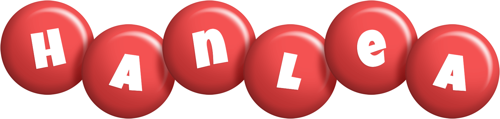 Hanlea candy-red logo