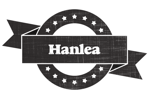 Hanlea grunge logo