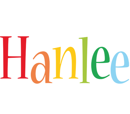 Hanlee birthday logo