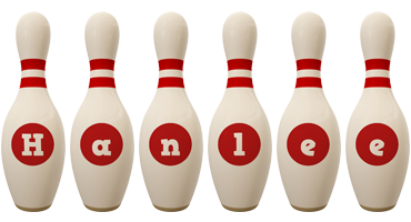 Hanlee bowling-pin logo