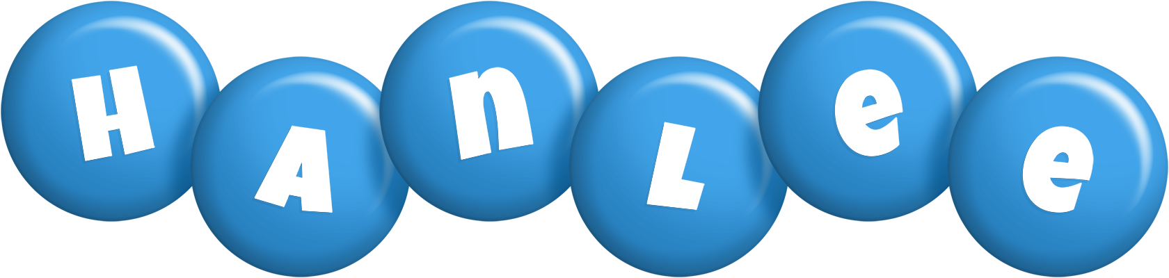 Hanlee candy-blue logo