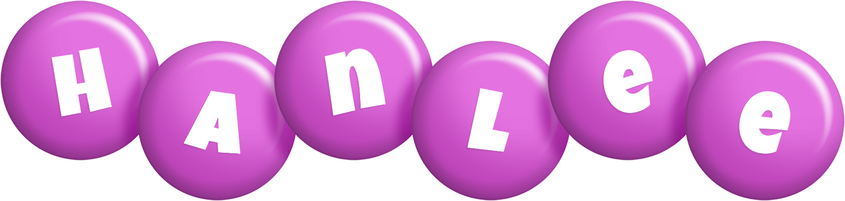 Hanlee candy-purple logo