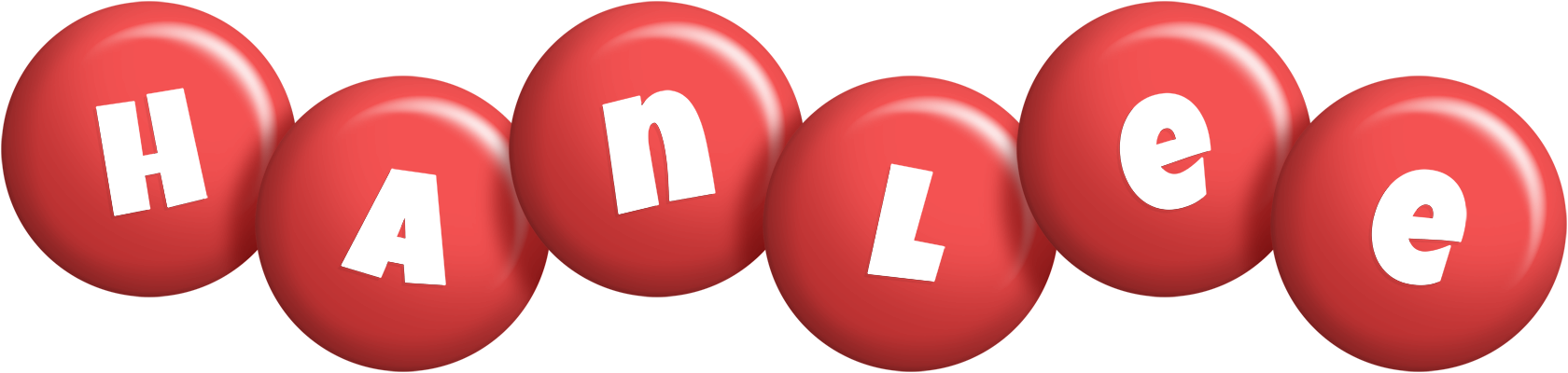 Hanlee candy-red logo