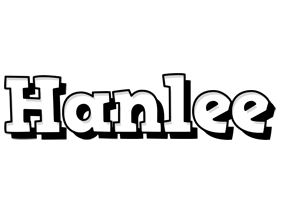 Hanlee snowing logo