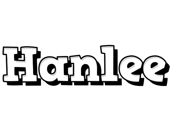Hanlee snowing logo