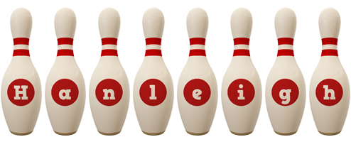 Hanleigh bowling-pin logo