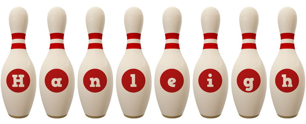 Hanleigh bowling-pin logo