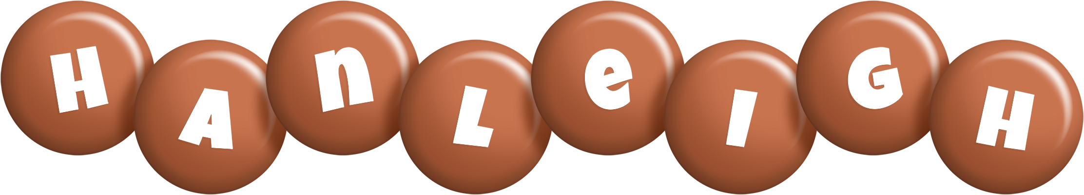 Hanleigh candy-brown logo