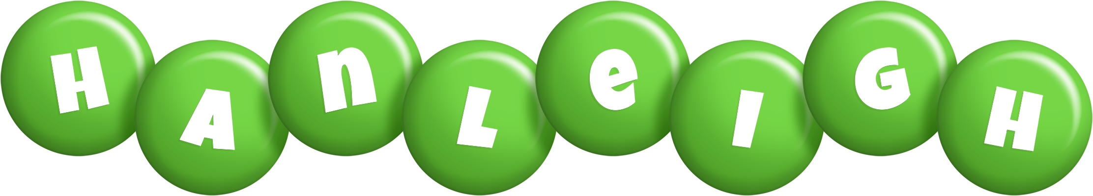 Hanleigh candy-green logo