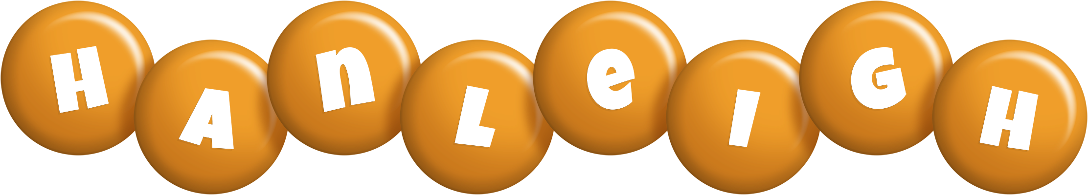 Hanleigh candy-orange logo