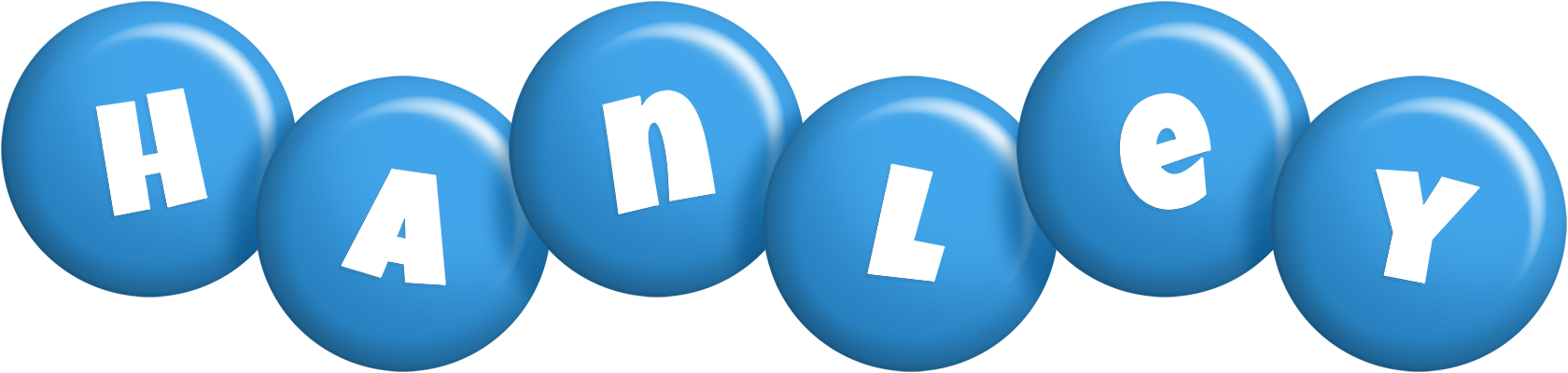 Hanley candy-blue logo
