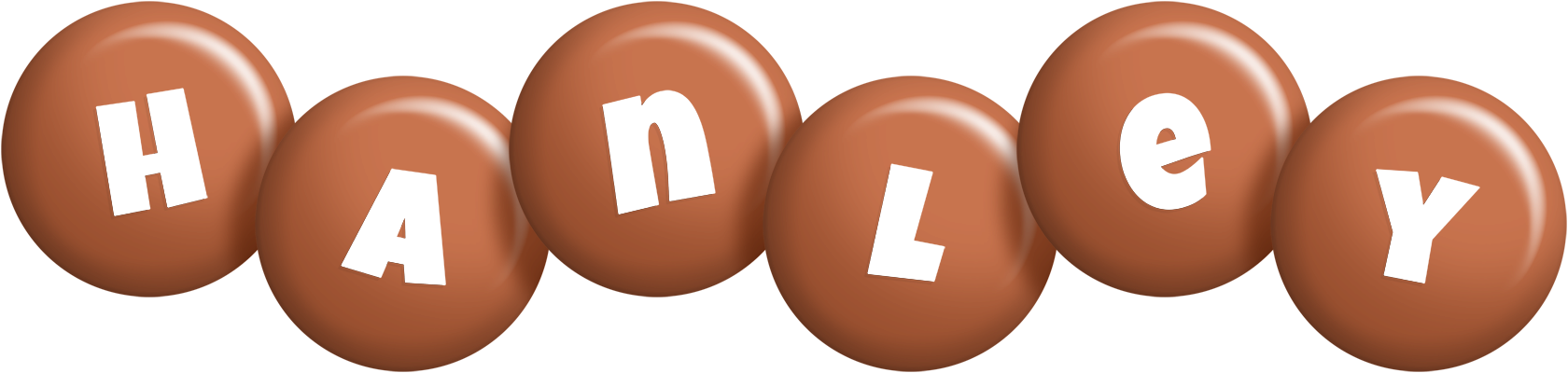 Hanley candy-brown logo