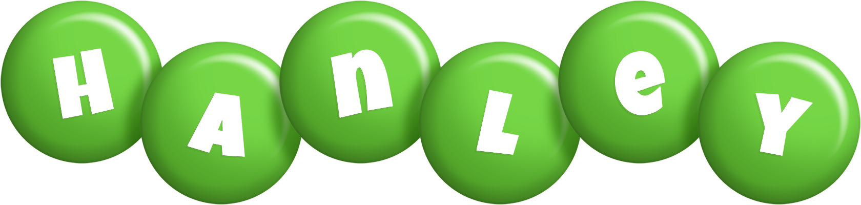 Hanley candy-green logo