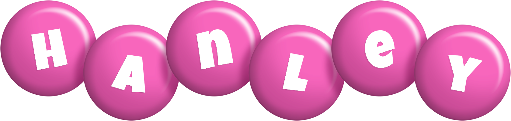 Hanley candy-pink logo