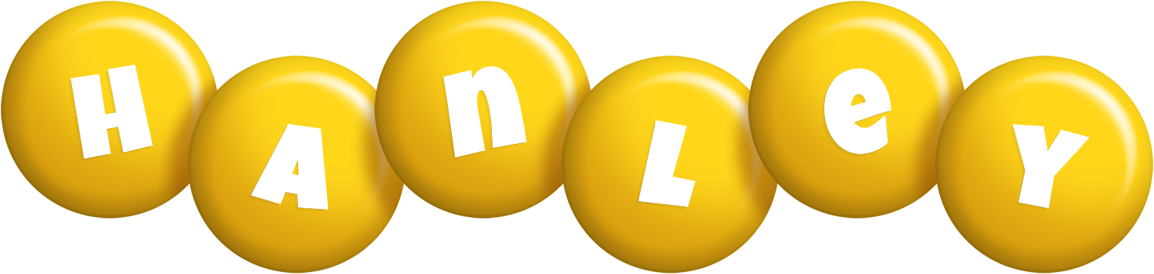 Hanley candy-yellow logo