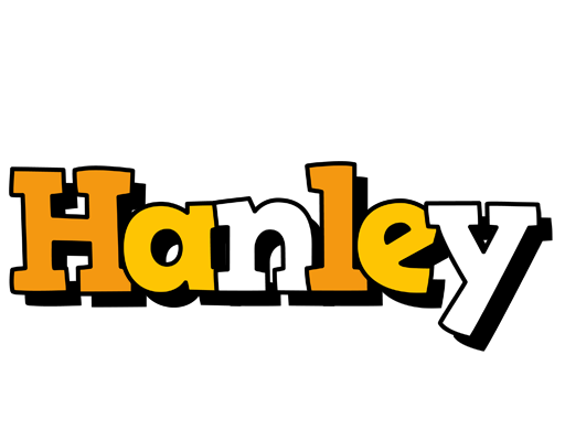 Hanley cartoon logo