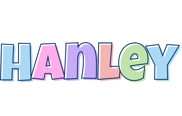 Hanley pastel logo