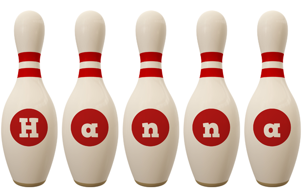 Hanna bowling-pin logo
