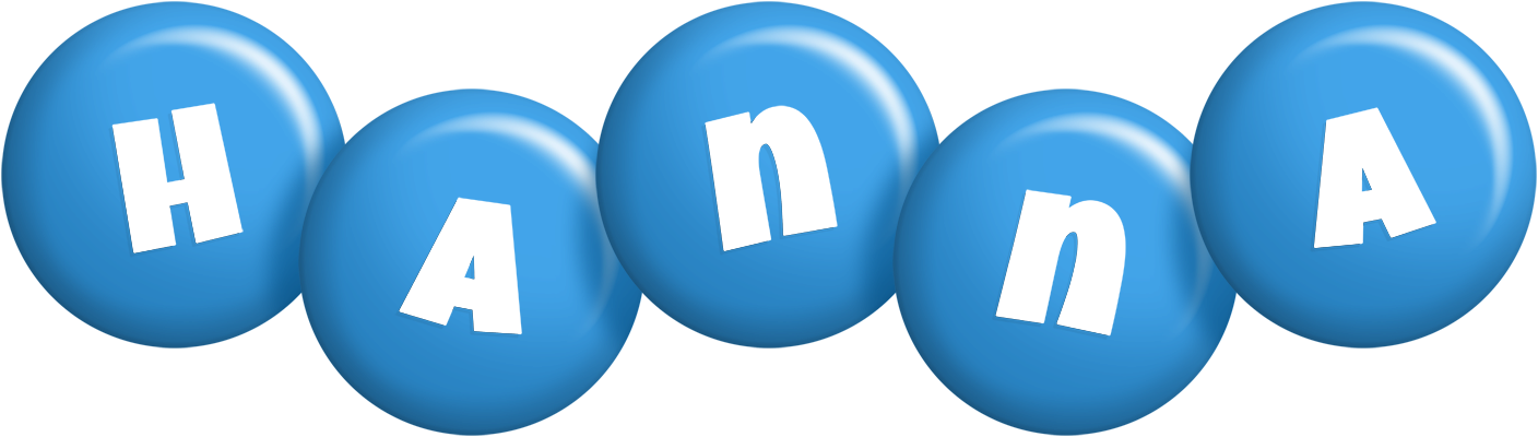 Hanna candy-blue logo