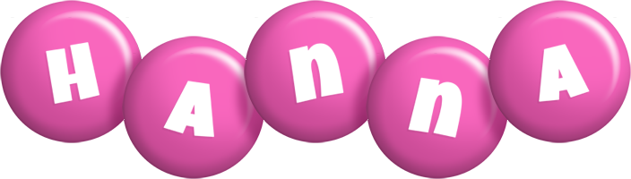 Hanna candy-pink logo