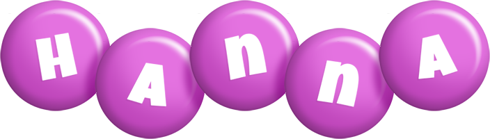 Hanna candy-purple logo