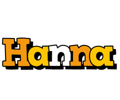 Hanna cartoon logo