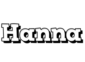 Hanna snowing logo
