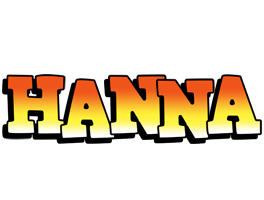 Hanna sunset logo