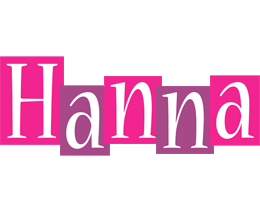 Hanna whine logo