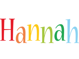 Hannah birthday logo