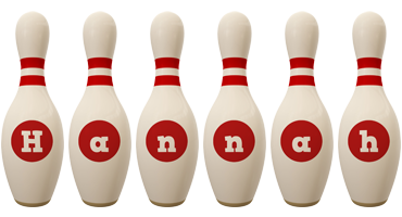 Hannah bowling-pin logo