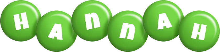 Hannah candy-green logo