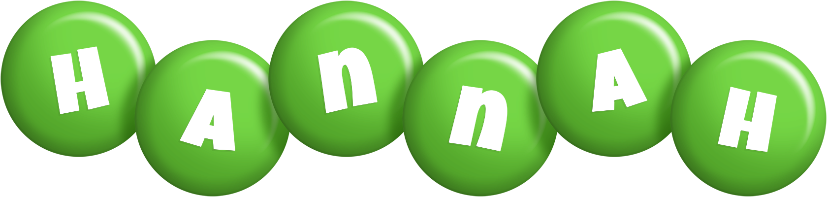 Hannah candy-green logo