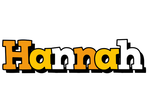 Hannah cartoon logo