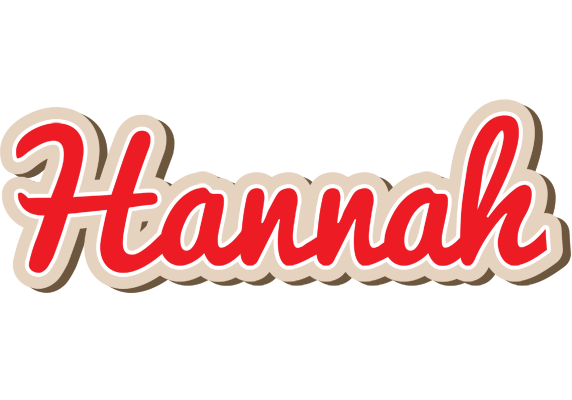 Hannah chocolate logo