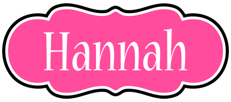 Hannah invitation logo