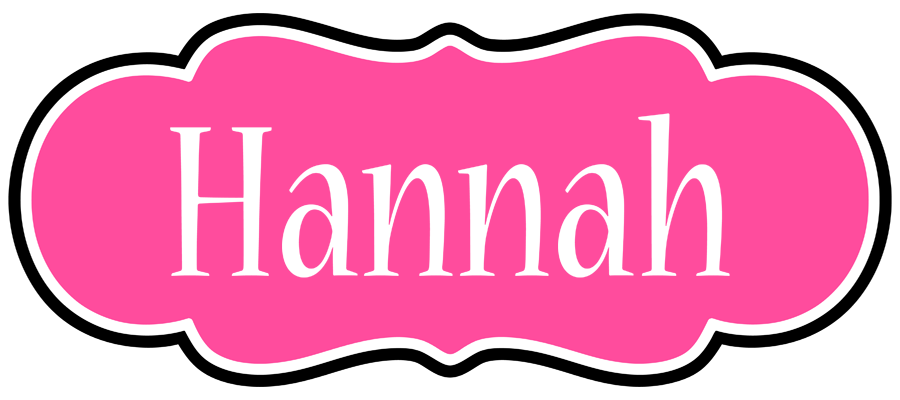 Hannah invitation logo